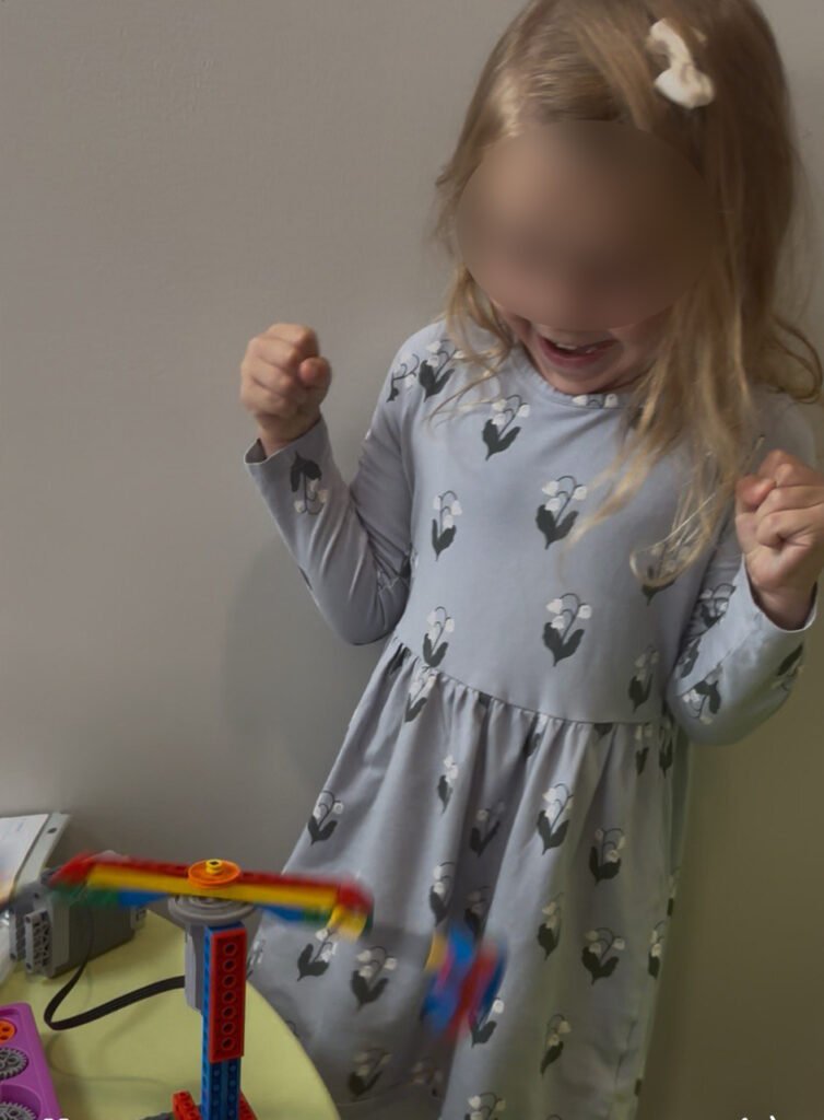 Children learning STEM through play in Calgary